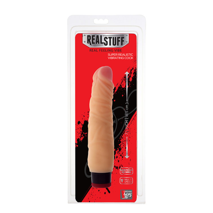 Вібромасажер REALISTX 7INCH VIBRATOR, FLESH