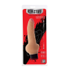 Вібромасажер реаліст Dream toys RealStuff з мошонкою 17,8 см, тілесний