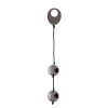 Вагінальні металеві кульки DOMINO METALLIC BALLS, CHROME BLACK