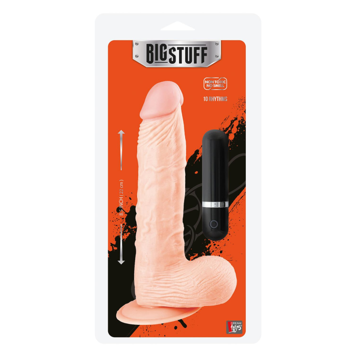 Вібромасажер BIGSTUFF 8.5 INCH, FLESH