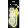 Анальна пробка RENEGADE 3 RING circus MEDIUM, YELLOW