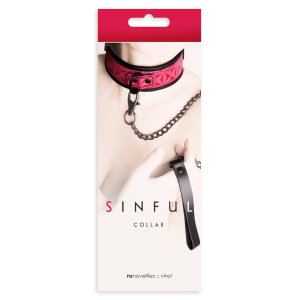 Нашийник з повідцем SINFUL COLLAR