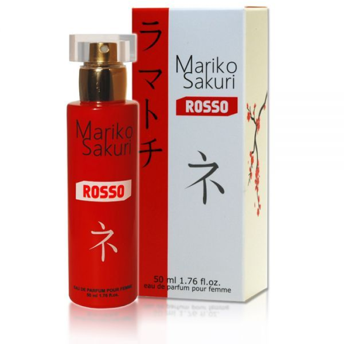 Духи з феромонами жіночі Aurora Mariko SAKURI ROSSO, 50 мл