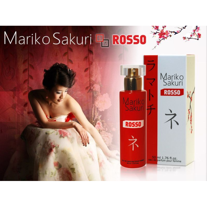 Духи з феромонами жіночі Aurora Mariko SAKURI ROSSO, 50 мл