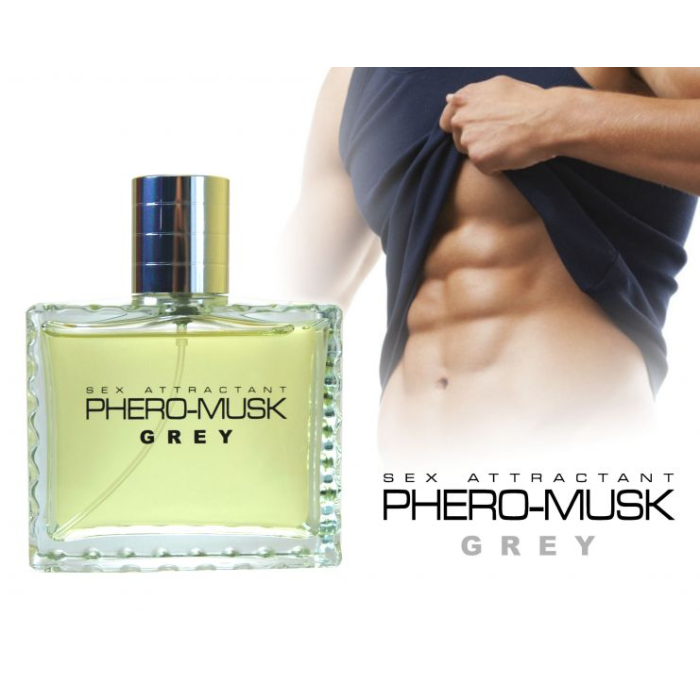 Духи з феромонами чоловічі Aurora PHERO-MUSK GREY, 100 мл