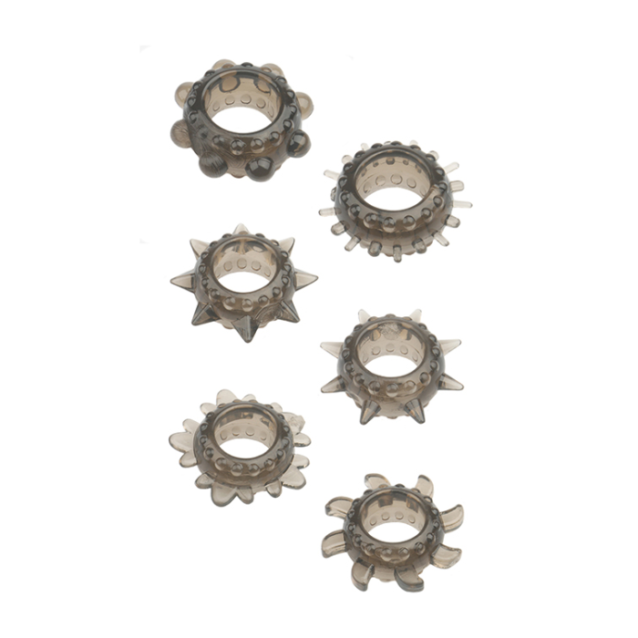 Набір ерекційних кілець Dream Toys MenzStuff Ring Set чорні