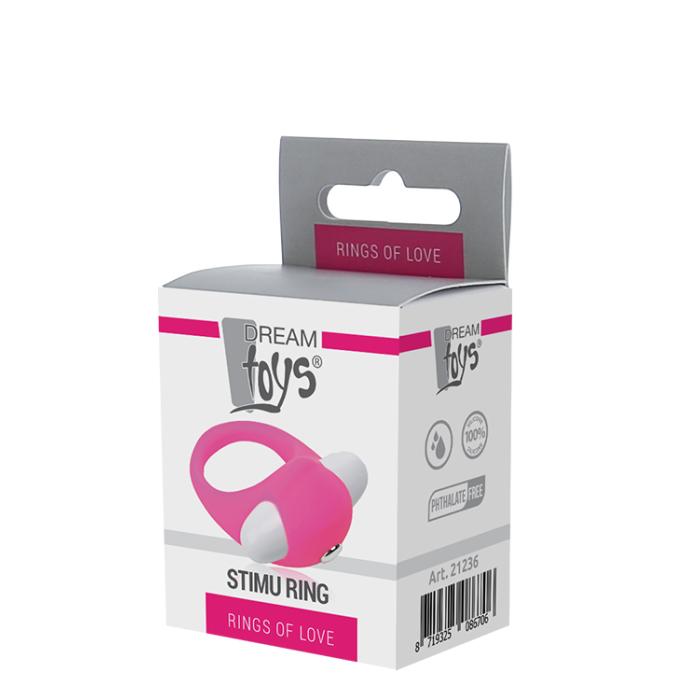 Ерекційне віброкільце LIT-UP SILICONE STIMU RING 6 PINK