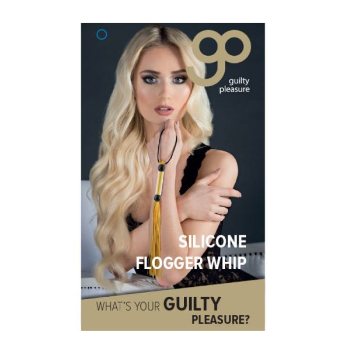 Флогер GP SILICONE FLOGGER WHIP YELLOW