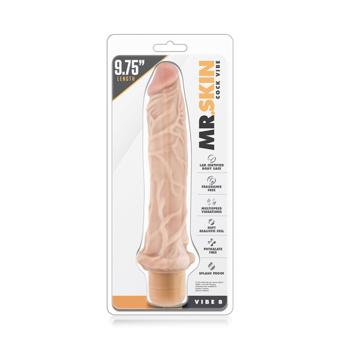 Вібратор Mr. SKIN COCK VIBE 8