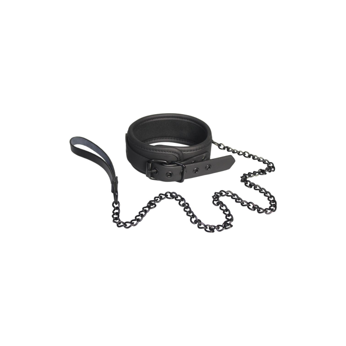 Нашийник з повідцем BLAZE COLLAR AND CHAIN BLACK