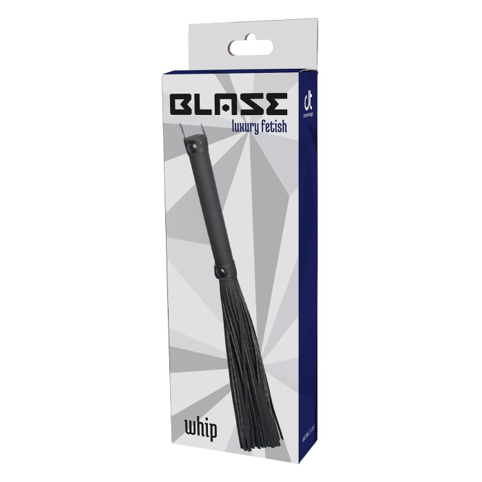 Флогер з петлею Dream toys BLAZE Luxury Fetish чорний