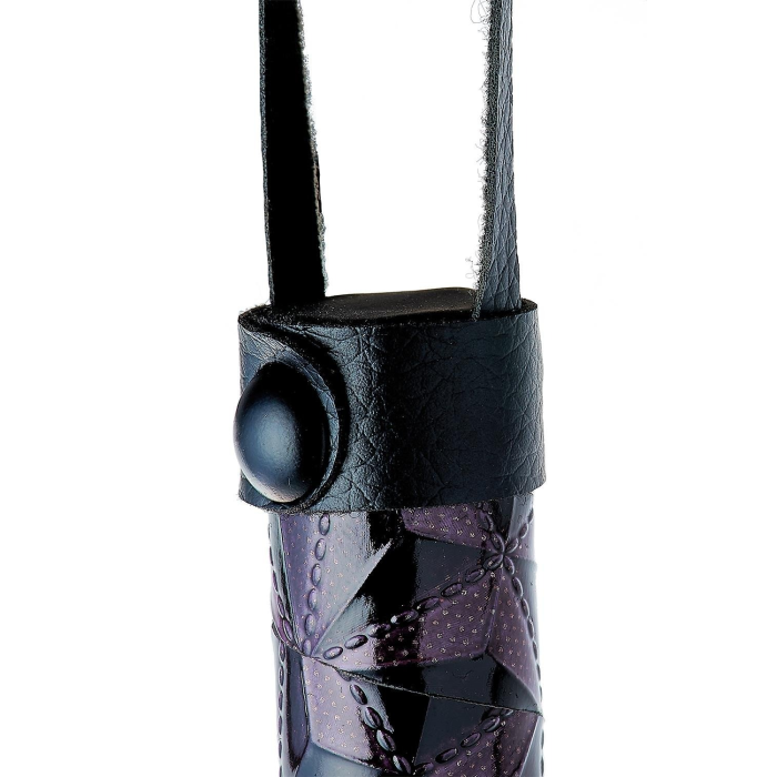 Флогер з фіолетовим тисненням Dream toys BLAZE Luxury Fetish та петлею