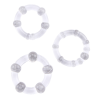 Набір кілець Chisa GK Power Cock Rings, прозорий