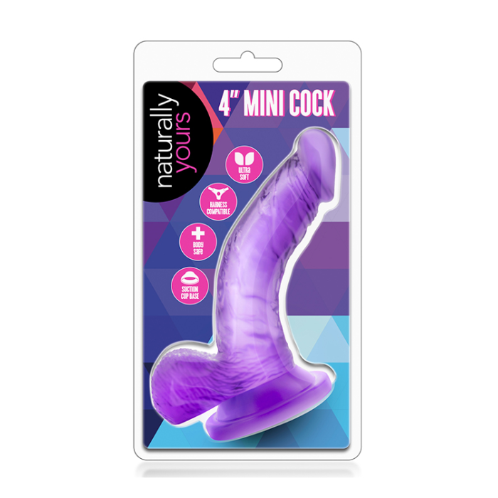 Фалоімітатор NATURALLY YOURS 4INCH MINI COCK PURPLE
