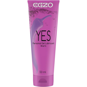 Гель-лубрикант збуджуючий EGZO "YES" з ефектом зігрівання, 50 мл