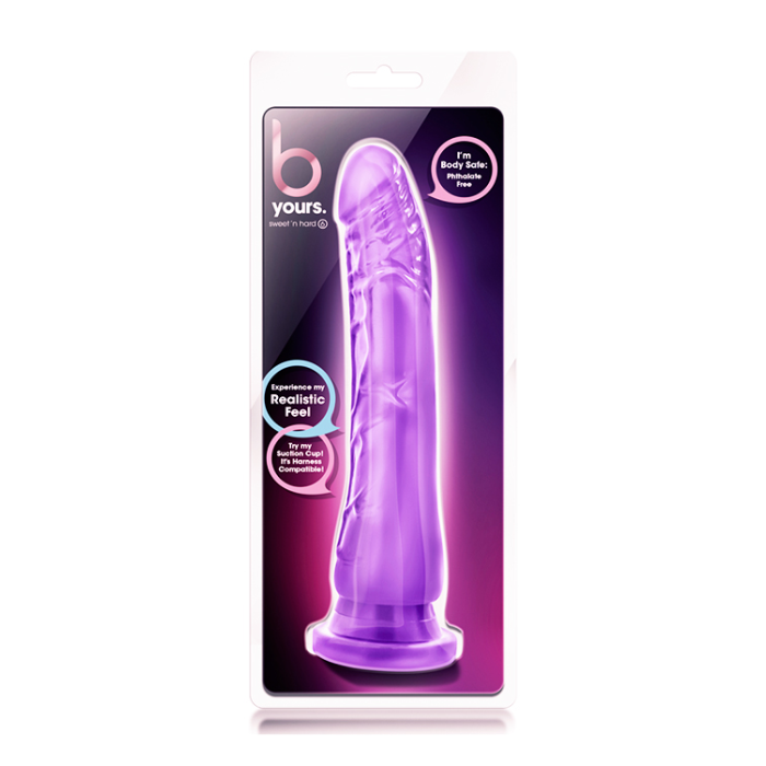 Гелевий фалоімітатор B YOURS SWEET N HARD 6 PURPLE