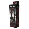 Кляп чорний Dream Toys Blaze Deluxe з червоним візерунком у вигляді вишивки