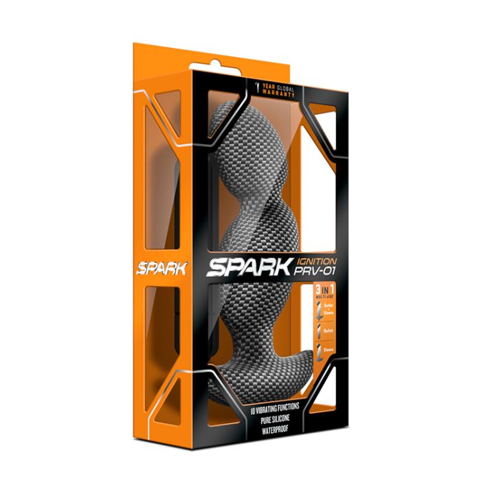 Масажер простати з вібрацією Blush SPARK IGNITION PRV-01 CARBON FIBER