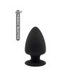 Термоактивна анальна пробка PREMIUM SILICONE PLUG S BLACK