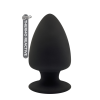 Термоактивна анальна пробка PREMIUM SILICONE PLUG L BLACK