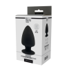 Термоактивна анальна пробка PREMIUM SILICONE PLUG L BLACK
