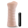 Мастурбатор-вагіна з вібрацією Blush M For Men тілесний
