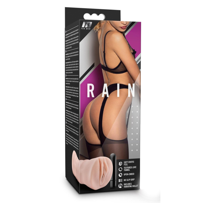 Мастурбатор-вагіна з вібрацією Blush M For Men тілесний