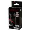 Затискачі для сосків Dream Toys Blaze Deluxe Nipple Clamps на чорному ланцюжку
