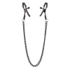 Затискачі для сосків Dream Toys Blaze Deluxe Nipple Clamps на чорному ланцюжку
