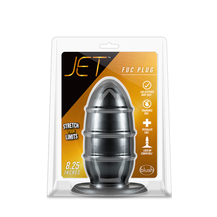 Велика анальна пробка JET FUC PLUG BLACK