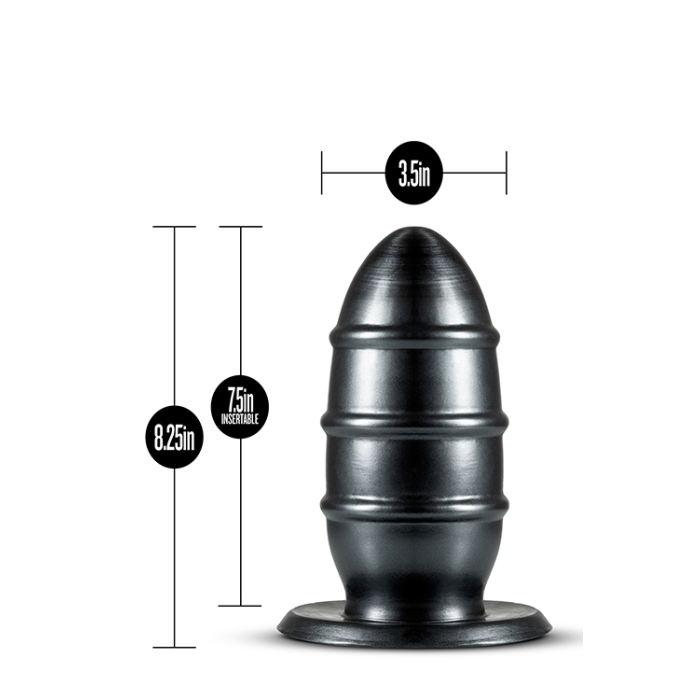 Велика анальна пробка JET FUC PLUG BLACK