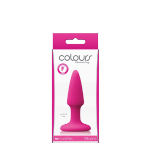 Анальна пробка NSnovelties Colours міні, рожева, 8.9 × 2.4 см