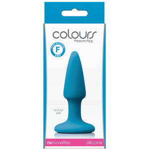 Анальна пробка COLOURS PLEASURES MINI PLUG BLUE