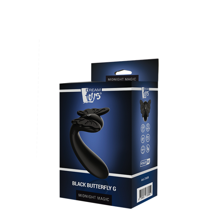 Вібромасажер MIDNIGHT MAGIC BLACK Butterfly G