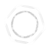 Кільце ерекційне Chisa GK Power Nust Bolts Cock Ring, прозоре