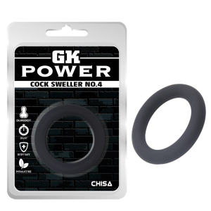 Кільце ерекційне Chisa GK Power Cock Sweller №4, чорне