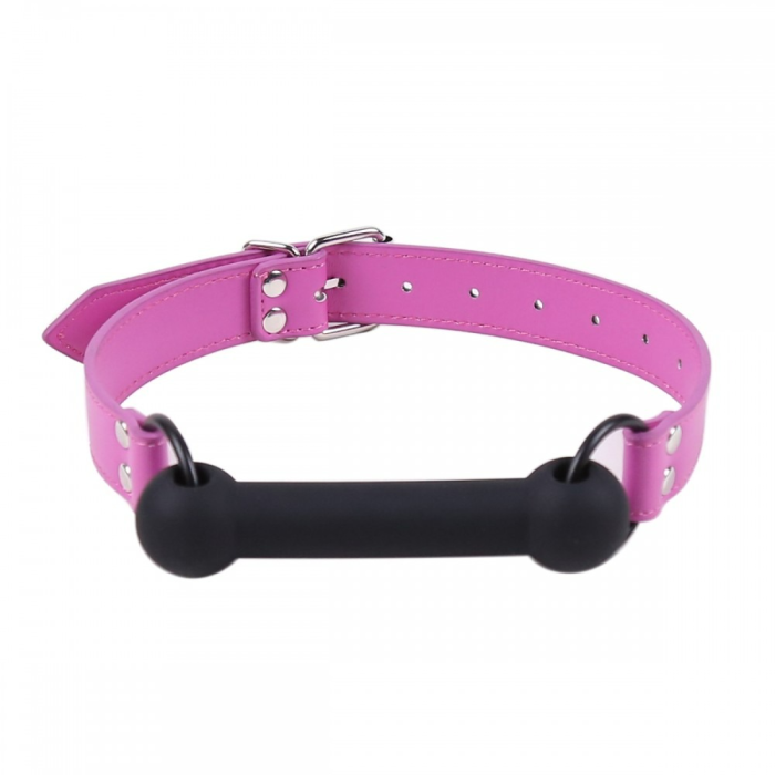 Кляп Silicone Luxury Fetish, Purple & Black