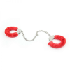 Наручники Roomfun Metal Handcuff With A Long Chain, Red