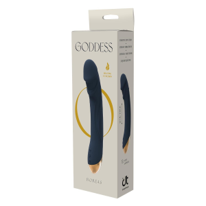 Вібромасажер з функцією нагріву Dream Toys Goddess Collection Boreas синій