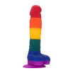 Райдужний фалоімітатор COLOURFUL LOVE DILDO