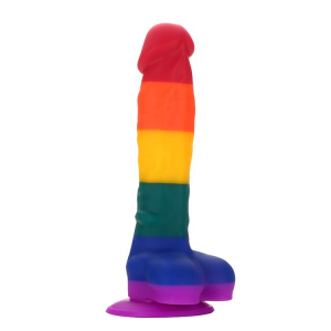 Райдужний фалоімітатор COLOURFUL LOVE DILDO