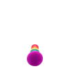Райдужний анальний затор Dream Toys Colourful Love Plug