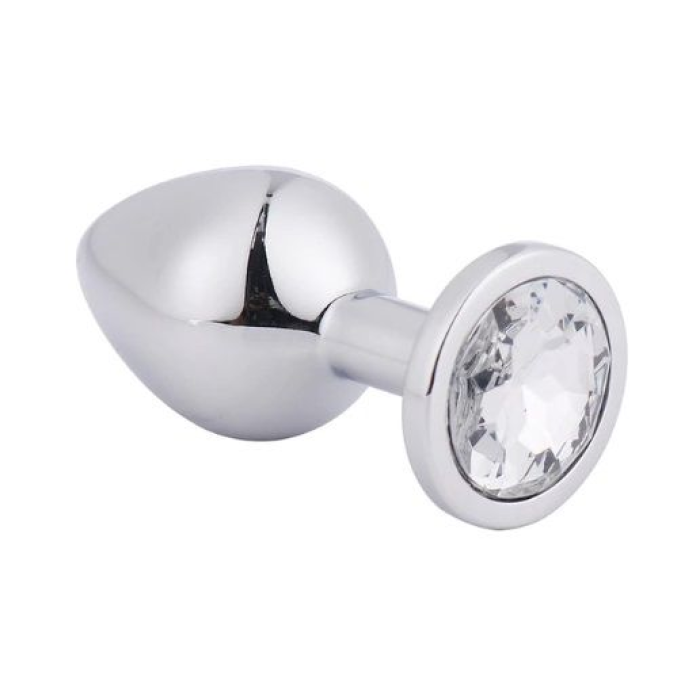 Анальна пробка Silver Metal Diamond, m