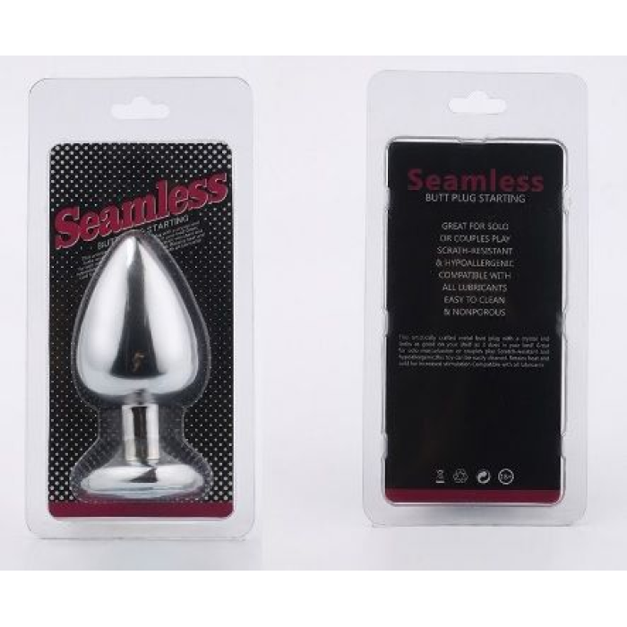 Анальна пробка Silver Metal Diamond, m