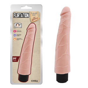 Вібромасажер із кібершкіри реалістичний Chisa T-skin ReaL Flirtation, тілесний