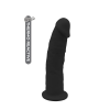 Фалоімітатор Термоактивний REAL LOVE 7.5, Black