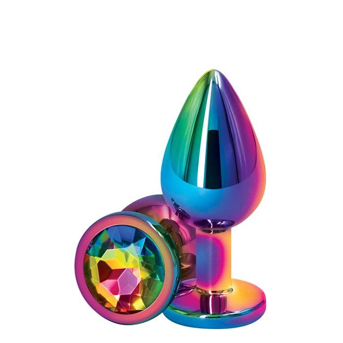 Райдужна анальна пробка REAR ASSETS RAINBOW, m