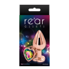 Анальна пробка REAR ASSETS ROSE GOLD HEART RAINBOW, m