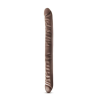 Подвійний фалоімітатор DR SKIN 18inch CHOCOLATE