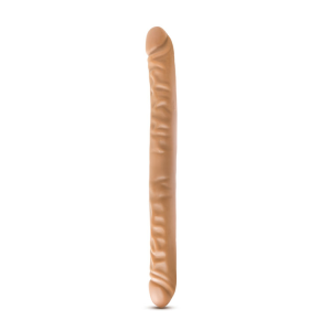 Подвійний фалоімітатор DR SKIN 18inch MOCHA